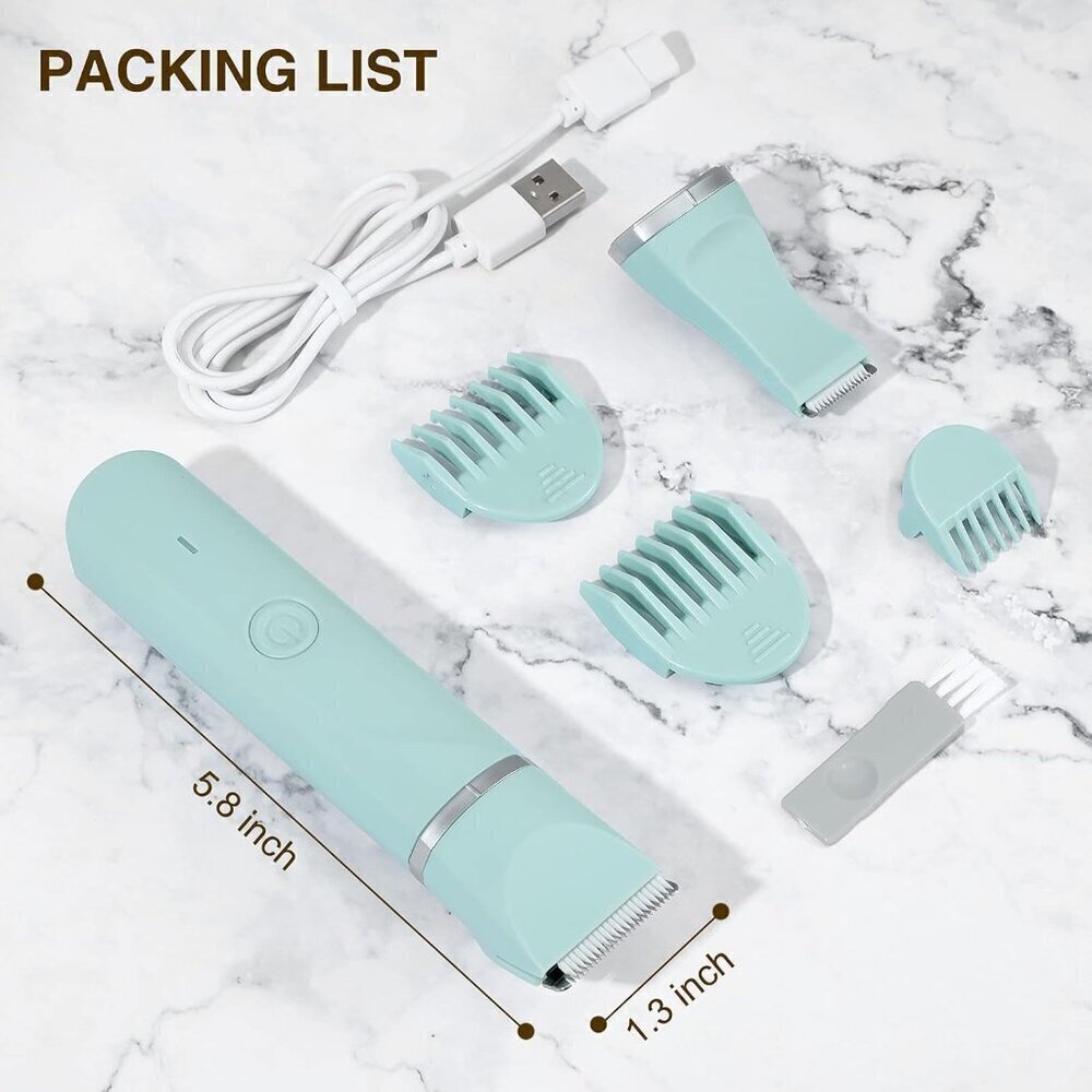 Waterproof Bikini Trimmer Women Electric Razor for Pubic Hair Women's Foil Shave - Picture 9 of 9